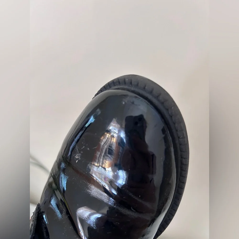 Black Glossy Dress Shoes for Boy